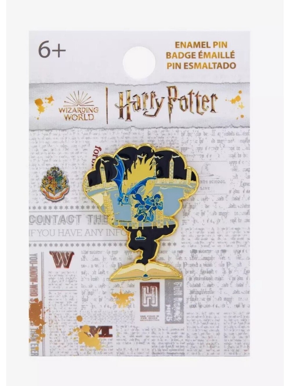 Loungefly Harry Potter Dragon Book Enamel Pin